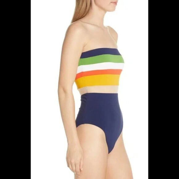 🌅 ROBIN PICCONE 🌅 'Casey' Colorblock Striped One Piece Swimsuit - [size 4] - Picture 4 of 12
